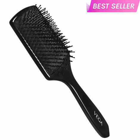 Buy Vega Premium Collection Mini Paddle Hair Brush for Men & Women, Black, (8586 M) 1 pc-Purplle
