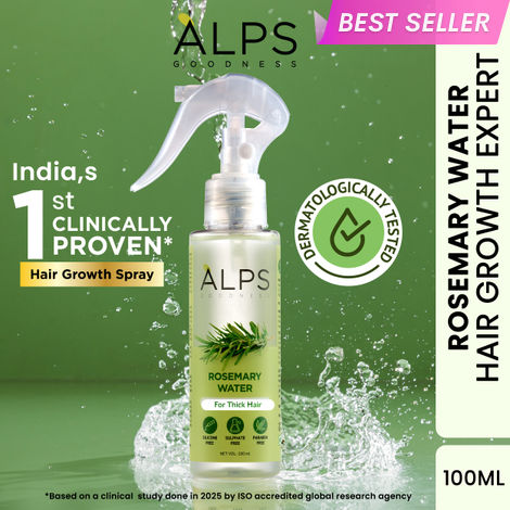 Buy Alps Goodness Rosemary Water (100 ml) | Rosemary water for hair | Hair Spray for Regrowth | Hair Growth Expert | Hair Growth Serum | Stops Hair Fall | Viral Rinse | Bestselling Spray-Purplle