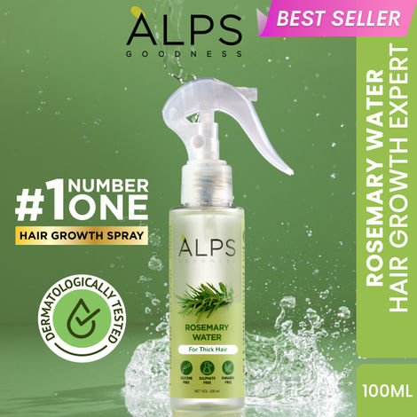Buy Alps Goodness Rosemary Water (100 ml) | Rosemary water for hair | Hair Spray for Regrowth | Hair Growth Expert | Viral Rinse | Bestselling Spray (ST)-Purplle