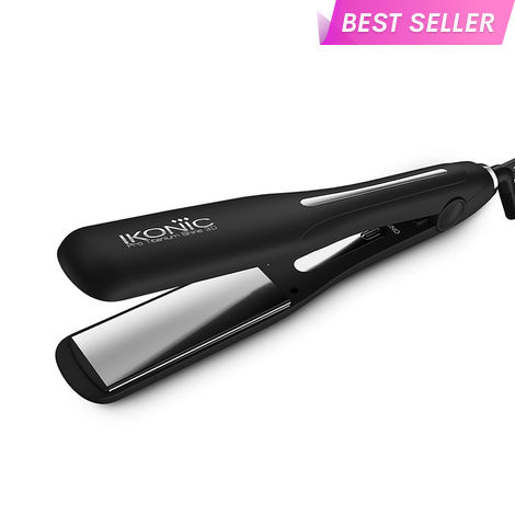 Buy IKONIC PROFESSIONAL Titanium Shine 3.0 Hair Straightener Black With Advanced Professional Dual Titanium Floating Plates, Auto Shut Off Function, Instant Heat Up, Universal Voltage 1 pc-Purplle