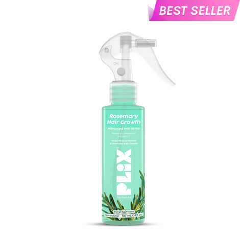 Buy PLIX Rosemary Hair Growth Advanced Hair Spray for fuller, thicker hair | Redensyl® & Rosemary Extract | Easy to Use | Mess-free | Stimulates Hair Follicles & Promotes Hair Growth | For All Hair Types | 100 ml-Purplle