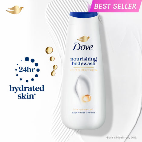 Buy Dove Nourishing Bodywash with Triple Hydration Serum, 300 ml-Purplle