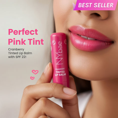 Buy NY Bae Cranberry Tinted Lip Balm with SPF 22 Rich Berry Pink Tint | Deeply Moisturizing Lip Color with Shea Butter, Almond Oil & Vitamin E | Soft, Plump & Naturally Rosy Lips 4.5 gm-Purplle