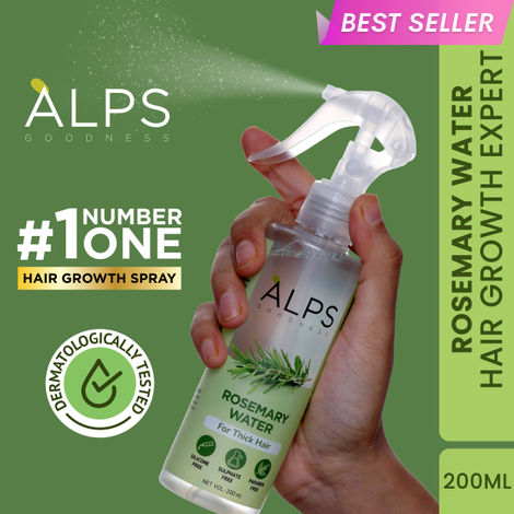 Buy Alps Goodness Rosemary Water (200 ml) | Rosemary water for hair | Hair Spray for Regrowth | Hair Growth Expert | Hair Growth Serum | Viral Rinse | Saver Pack-Purplle