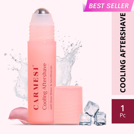 Buy Carmesi Cooling Aftershave Roll On for Women, 20 ml | Instantly Cools Skin & Tightens Pores | Soothes Irritation | Rose Water, Witch Hazel, 90+ Sea Minerals | 94% Natural | No Alcohol or Parabens-Purplle