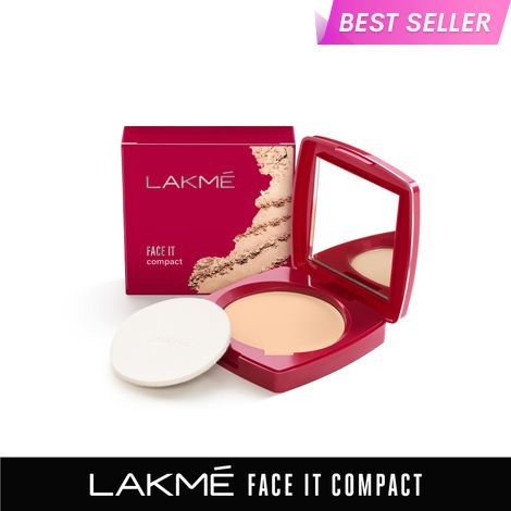 Buy Lakme Face It Compact, natural marble, 9 gm-Purplle