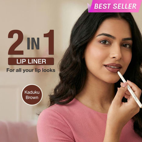 Buy NY Bae 2-in-1 Lip Liner & Lip Colour - Shade- Kaduku Brown | Smooth Creamy Glide | Rich Colour Payoff | Matte, Non-Drying | Easy to Line & Fill | 6 Indian-Skin-Friendly Shades-Purplle