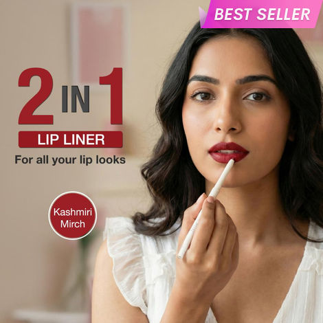 Buy NY Bae 2-in-1 Lip Liner & Lip Colour - Shade- Kashmiri Mirch | Smooth Creamy Glide | Rich Colour Payoff | Matte, Non-Drying | Easy to Line & Fill | 6 Indian-Skin-Friendly Shades-Purplle
