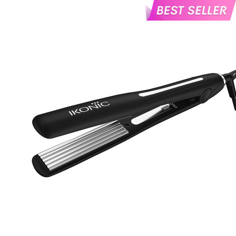 Buy IKONIC PROFESSIONAL SLIM TITANIUM HAIR CRIMPER 2.0 with LED Chrome Digital Display and 1 Inch Floating Titanium Micro Crimp Plates | 360 Swivel Cord | Universal Voltage 1 pc-Purplle