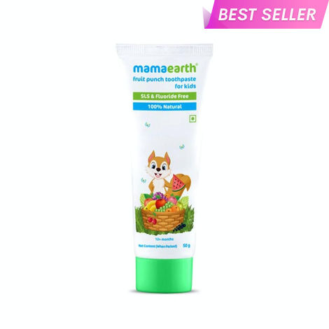Buy Mamaearth Fruit Punch Toothpaste For Kids (50 gm)-Purplle