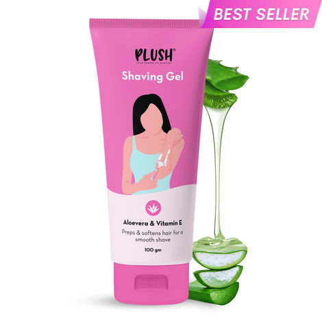 Buy Plush - All Natural Shaving Gel - 100 gm-Purplle