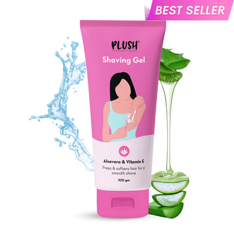Buy Plush - All Natural Shaving Gel - 100 gm-Purplle