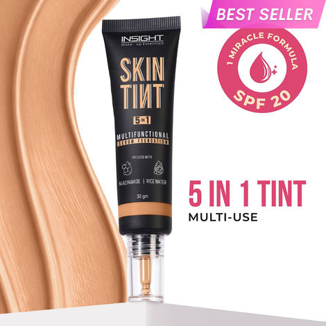 Buy Insight Cosmetics Skin Tint 5In1 Multifunctional Serum Foundation - Cappucino - 30 gm-Purplle