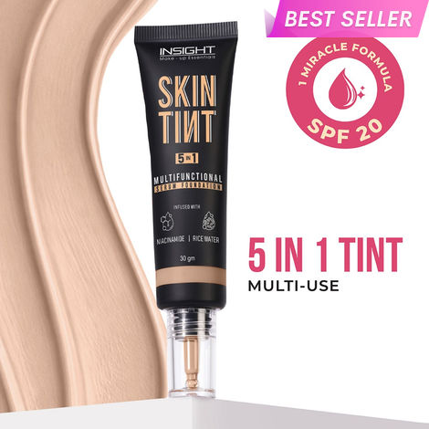 Buy Insight Cosmetics Skin Tint 5In1 Multifunctional Serum Foundation - Vanilla Frappe - 30 gm-Purplle