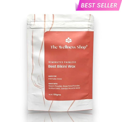 Buy The Wellness Shop Herbal Bikini Wax Powder 100 gm-Purplle