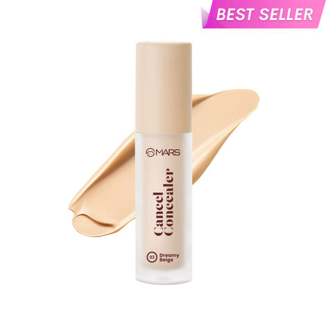 Buy MARS Cancel Concealer for Face Makeup with Radiant Natural Finish | 03-Dreamy Beige | 6 ml | Lightweight | Medium to High Coverage | Long-Lasting & Multi-Purpose | Crease Resistant-Purplle