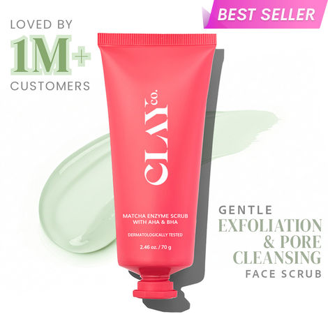 Buy Clayco Matcha Enzyme Scrub with AHA & BHA | 70 gm-Purplle
