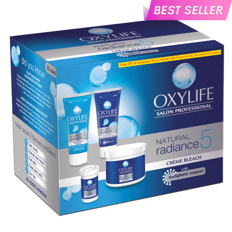 Buy Oxylife Natural Radiance -5 Bleach -310 gm-Purplle