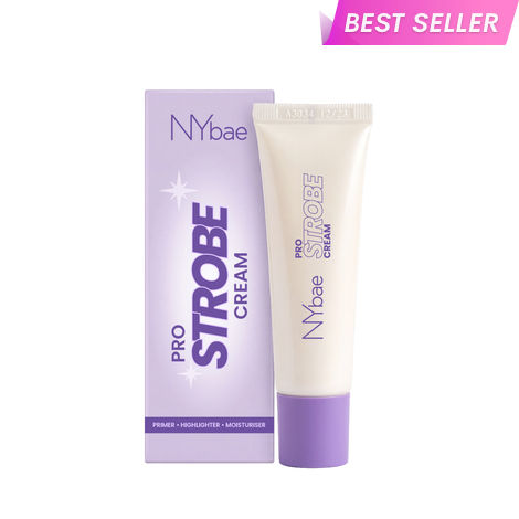 Buy NY Bae PRO Strobe Cream - Pink Topaz (30 gm) | Primer + Highlighter + Moisturizer | Dewy Makeup | Glowing Korean Skin | Value Pack | Best Suited For Normal To Dry Skin-Purplle