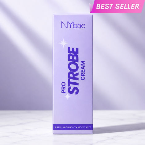 Buy NY Bae PRO Strobe Cream - Gold Sapphire (30 gm) | Primer + Highlighter + Moisturizer | Dewy Makeup | Glowing Korean Skin | Value Pack | Best Suited For Normal To Dry Skin-Purplle