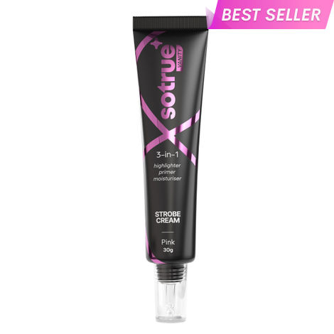 Buy SOTRUE Strobe Cream Pink for Face Radiance, Multipurpose Strobe Cream, Dewy Glazed Instant Glow, Highlighter For Face, Boosts Hydration, For All Skin Types, 30 gm-Purplle
