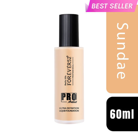 Buy Daily Life Forever52 Pro Artist Ultra Definition Long Lasting Waterproof Full Coverage Liquid Foundation BUF006 (60 ml)-Purplle