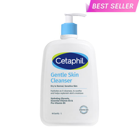 Buy Cetaphil Gentle Skin Cleanser Dry to Normal , Sensitive skin 1000 ml-Purplle