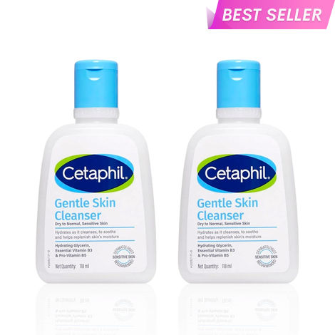 Buy Cetaphil Gentle Skin Cleanser - (118 ml) (Pack of 2)-Purplle