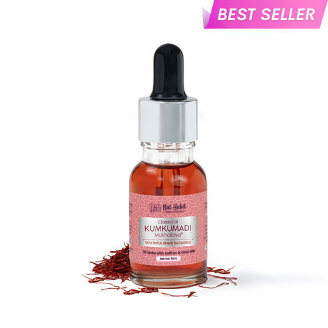 Buy Nat Habit Taila-Paka Kumkumadi Tailam Face Oil For Glowing Skin, 25 Herbs With Saffron & Goat Milk - 10 ml-Purplle