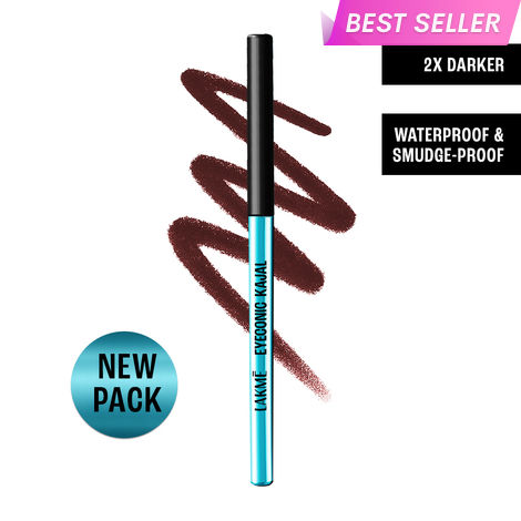 Buy Lakme Eyeconic Kajal Matte Kajal Pencil that lasts 24 Hrs Classic Brown 0.35 gm-Purplle