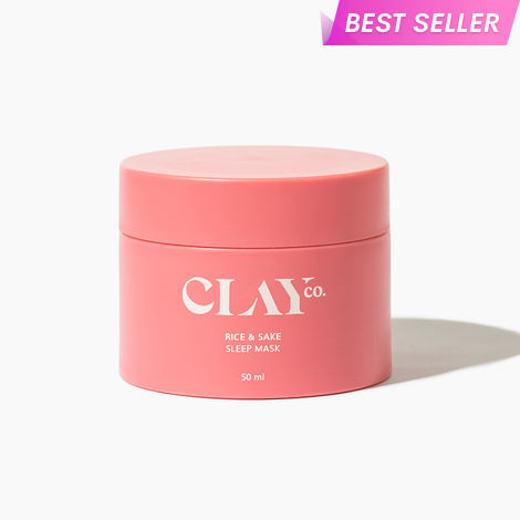 Buy ClayCo Rice & Sake Mask with Vitamin C for Brightening & Overnight Hydration 50 ml-Purplle