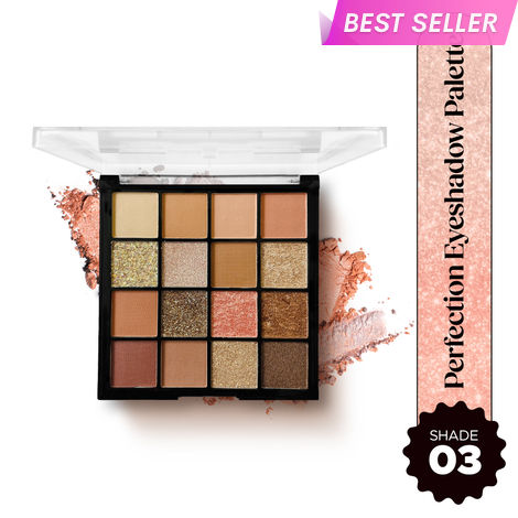 Buy Hilary Rhoda Perfection Eyeshadow Palette | Highly Pigmented & Long Lasting | Matte & Shimmer Finish | Blendable Eyeshadow | 20.8 gm (Multicolor- Shade 3)-Purplle