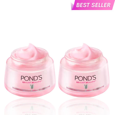 Buy Ponds Bright Beauty Anti-Spot Serum Cream with Niacinamide and SPF 15 PA++ 50 gm Pack of 2-Purplle