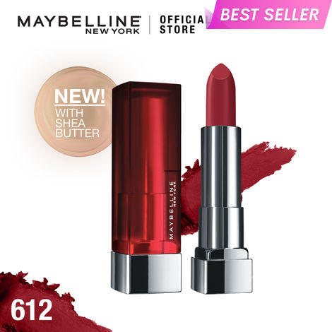 Buy Maybelline New York Matte Lipstick, Intense Colour, Keeps Lips Moisturised, 612 Cherry Chic, Color Sensational Creamy Matte Lipstick, 3.9 gm-Purplle