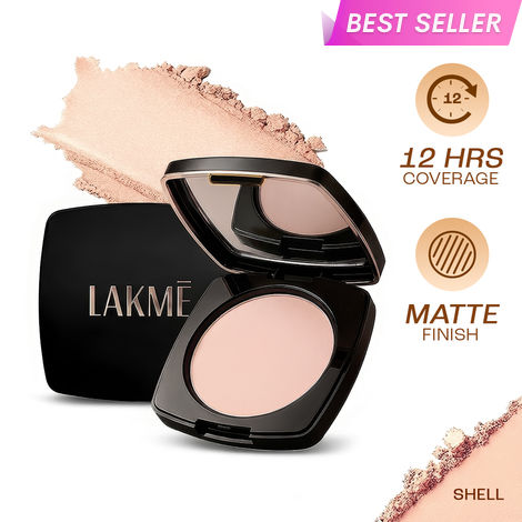 Buy Lakme Forever Matte Compact, with Micromesh Technology, Compact Powder, 9 gm Natural Shell-Purplle