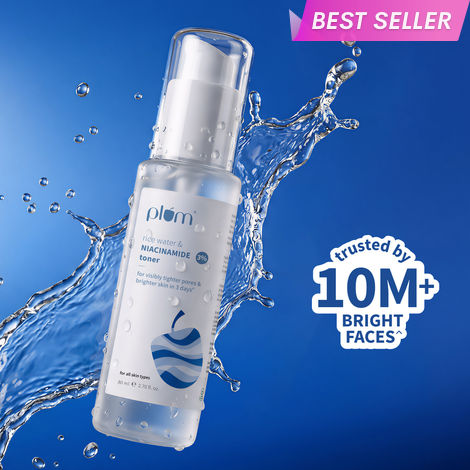 Buy Plum 3% Niacinamide & Rice Water Non-comedogenic, Alcohol-free Face Toner (80 ml)-Purplle
