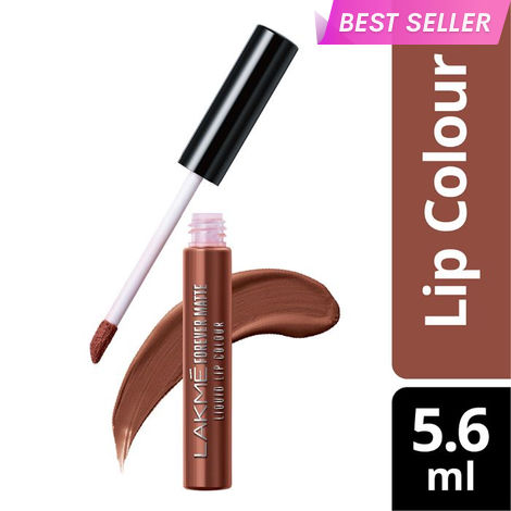 Buy Lakme Forever Matte Liquid Lipstick, Long-Lasting, Quick-Drying, Lightweight, Nude Twist (5.6 ml)-Purplle