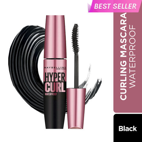 Buy Maybelline New York Mascara, Curls Lashes, Highly Pigmented Colour, Long-lasting, Waterproof, Hypercurl, Very Black, 9.2 ml-Purplle