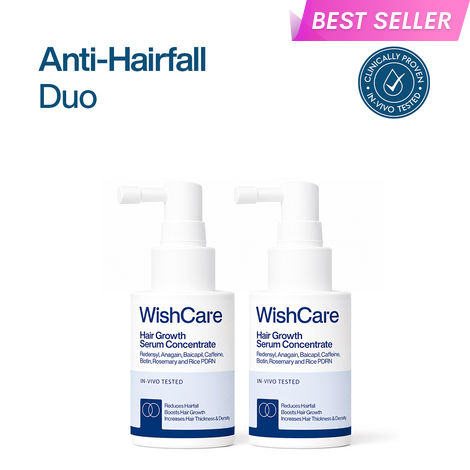 Buy WishCare Hair Kit- Growth Serum Concentrate (Pack of 2)-Purplle