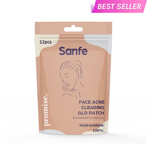 Buy Sanfe Promise Face Acne Pimple Patch - Pack of 12 | Pimple Healing & Spot Clearing Patch | Absorbing Cover |Invisible, Blemish Spot, Hydrocolloid, Skin Treatment-Purplle