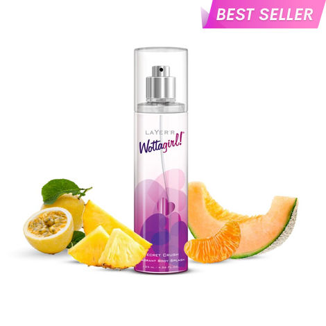 Buy Layerr Wottagirl ! Fragrant Body Splash - SECRET CRUSH 135 ml | fragrance for women | body mist for women-Purplle