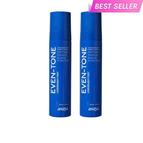 Buy Asaya Even Tone Underarm Mist Spray for Underarm Pigmentation Removal & Odour Control | Berry Crush | 100 ml | Pack of 2-Purplle