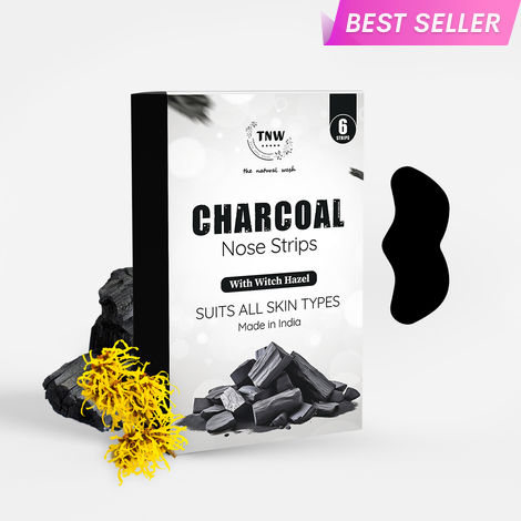 Buy TNW The Natural Wash Charcoal Nose Strip(1*6 Strips)-Purplle