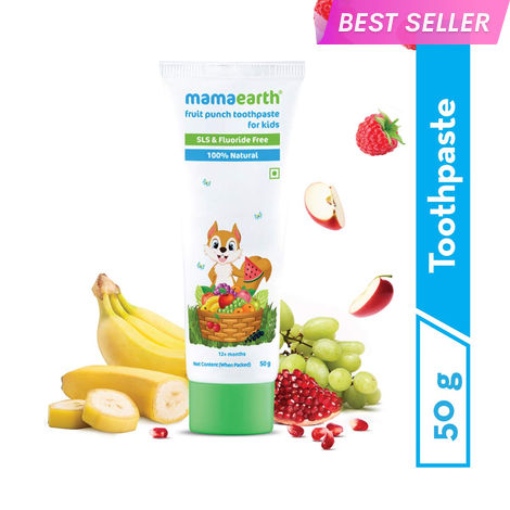 Buy Mamaearth Fruit Punch Toothpaste For Kids (50 gm)-Purplle