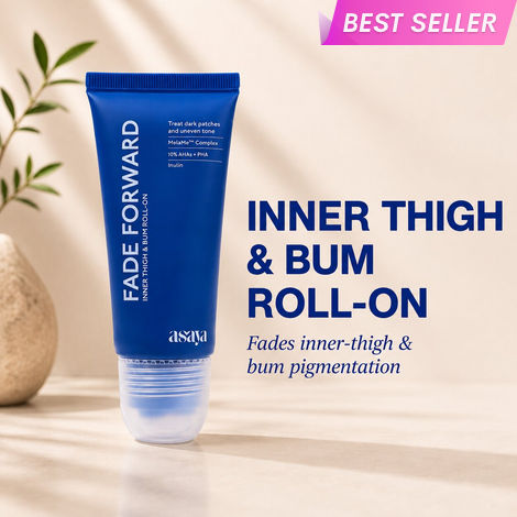 Buy Asaya Fade Forward Inner Thigh & Bum AHA Roll-On (70 ml)-Purplle