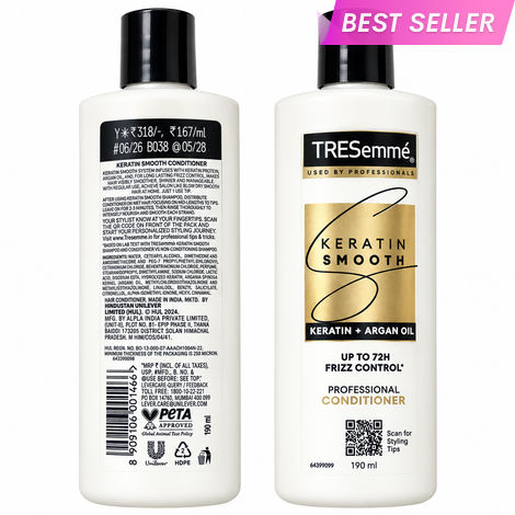 Buy Tresemme Keratin Smooth Conditioner (190 ml)-Purplle