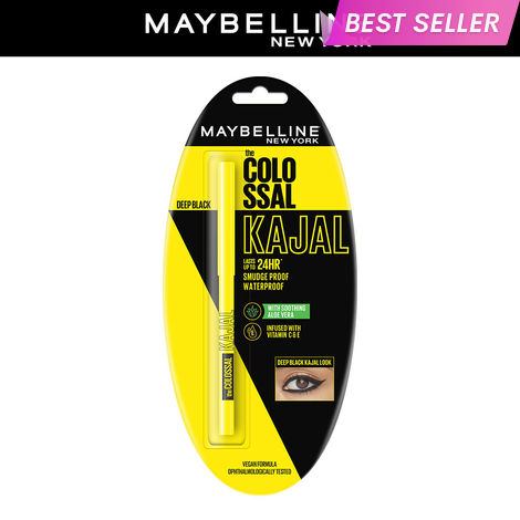 Buy Maybelline Colossal Kajal +A Maybelline Color Show Nail Color Fiesty Fuschia 213 (6 ml)-Purplle