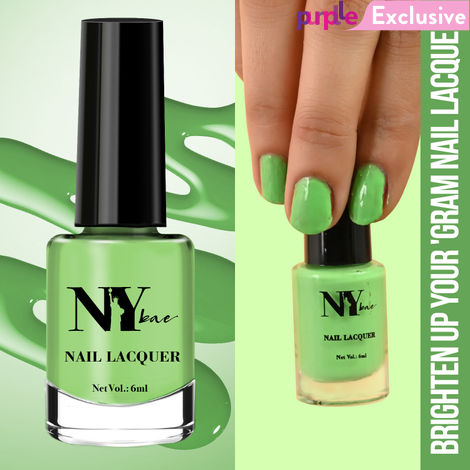 Buy NY Bae Brighten Up Your 'Gram Nail Lacquer, Glossy, Matte Finish,  Peach, Yellow, Mauve, Coral, 8 Ml Online at Low Prices in India - Amazon.in