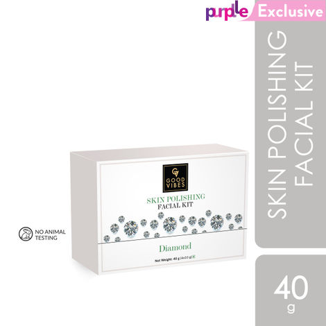 Buy Good Vibes Skin Polishing Facial Kit - Diamond (40 gm)-Purplle