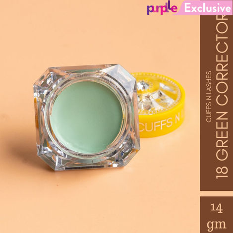 Buy Cuffs N Lashes Cover Pots, Concealer, Green Corrector-Purplle